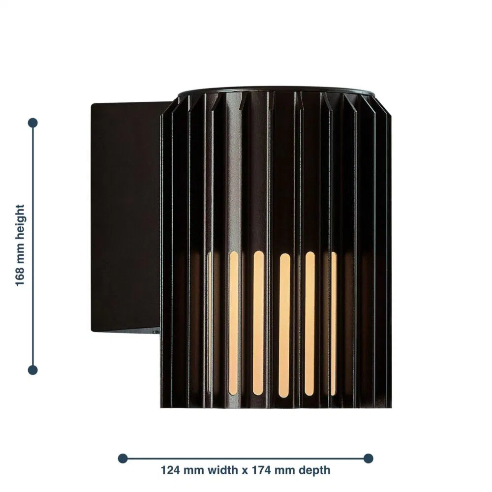 Nordlux  Aludra  2118011203 - Black IP54 Single Coastal Outdoor Wall  Light