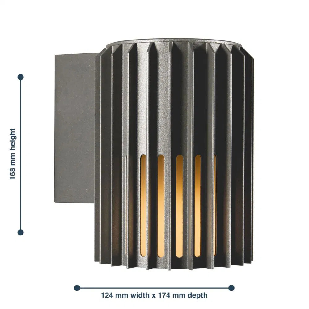 Nordlux  Aludra  2118011250 - Anthracite IP54 Single Coastal Outdoor Wall  Light
