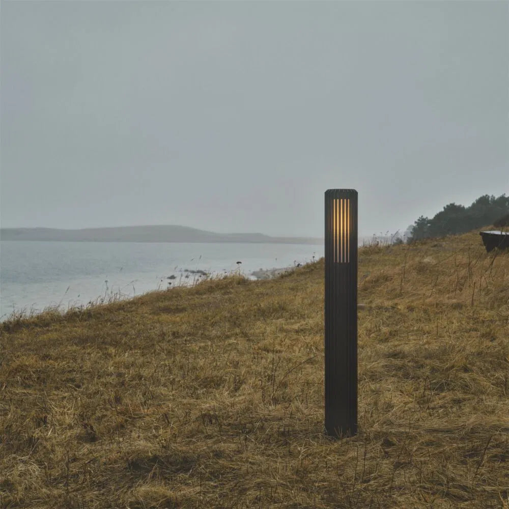 Nordlux Aludra 95 2118038203 IP44 Coastal Outdoor Bollard Post Light Black