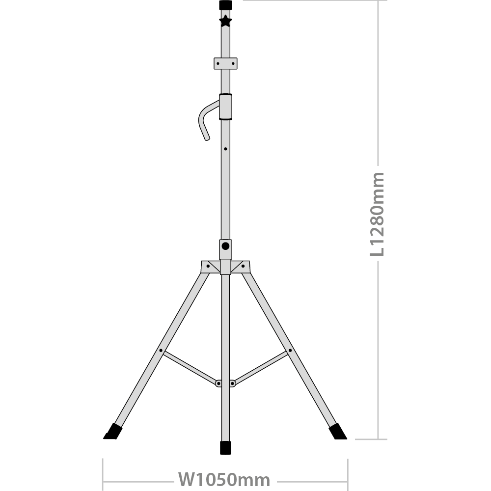 Red Arrow WGS/TP Weatherguard Site Adjustable Tripod